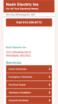Mobile Screenshot of minneapoliselectrician.org